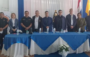 Lanzamiento del programa de actividades en honor a la Virgen de Caacupé en Pedro Juan Caballero.
