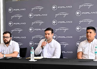Fabricio Espinoza, Alejandro Gorostiaga y Horacio Pereira.