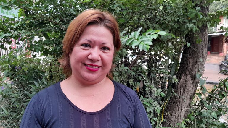 Myriam Agüero, vecina.