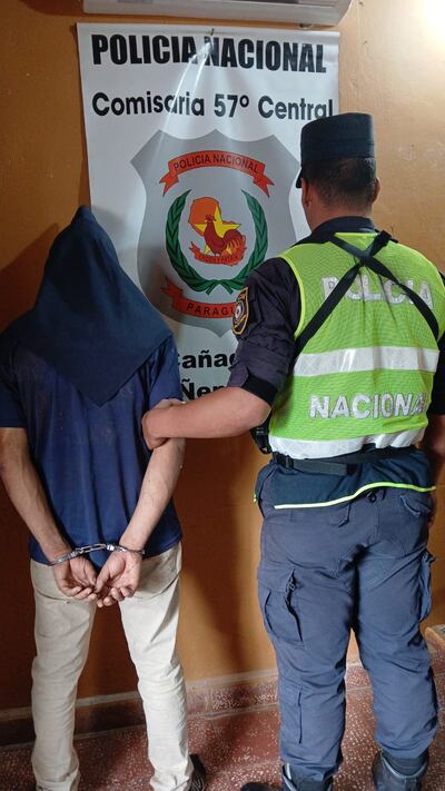 Capturan a sospechoso de robo en Ñemby gracias a imágenes de circuito cerrado.