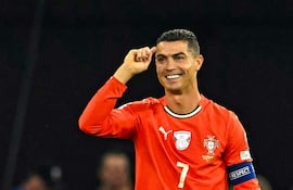 Cristiano Ronaldo (41 años), capitán de la selección de Portugal.