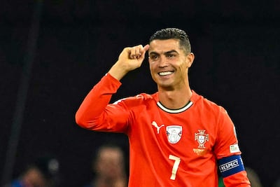 Cristiano Ronaldo (41 años), capitán de la selección de Portugal.