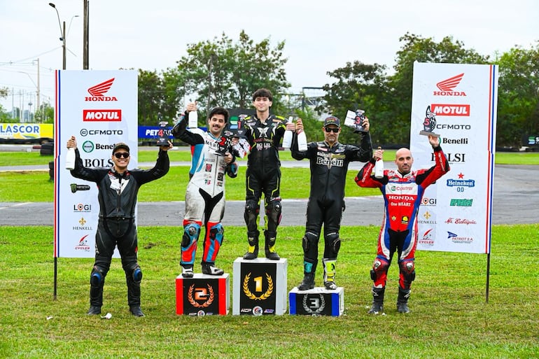 Así quedó consituido el podio final de la categoría GP Pro.