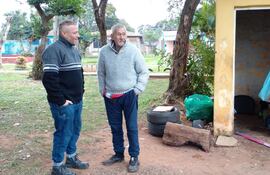 Don Apolinar Paniagua, vive actualmente en la plaza Manantiales del barrio Santa Rita de la ciudad de Capiatá.