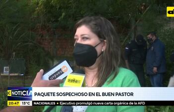Paquete sospechoso en el Buen Pastor