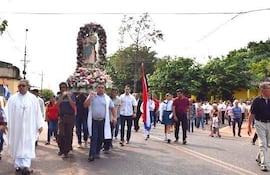 Acahay se prepara para honrar a su santa patrona, la Virgen del Rosario.