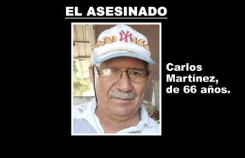 Carlos Martínez, asaditero asesinado en un asalto en el barrio Mbachió de Lambaré.
