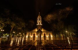 El templo parroquial de Caazapá, que será Catedral cuando asuma el primer obispo de la diócesis.