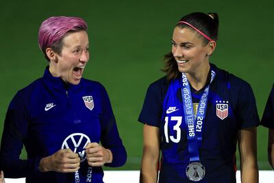 Megan Rapinoe y Alex Morgan
