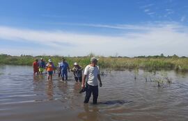Pobladores de Valle Apu’a, del distrito de Pilar, cansados de las inundaciones, piden a las autoridades que tomen medidas y den una solución definitiva al problema.