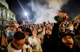 Protesta contra la reforma judicial impulsada por el presidente Andrés Manuel López Obrador, en México.