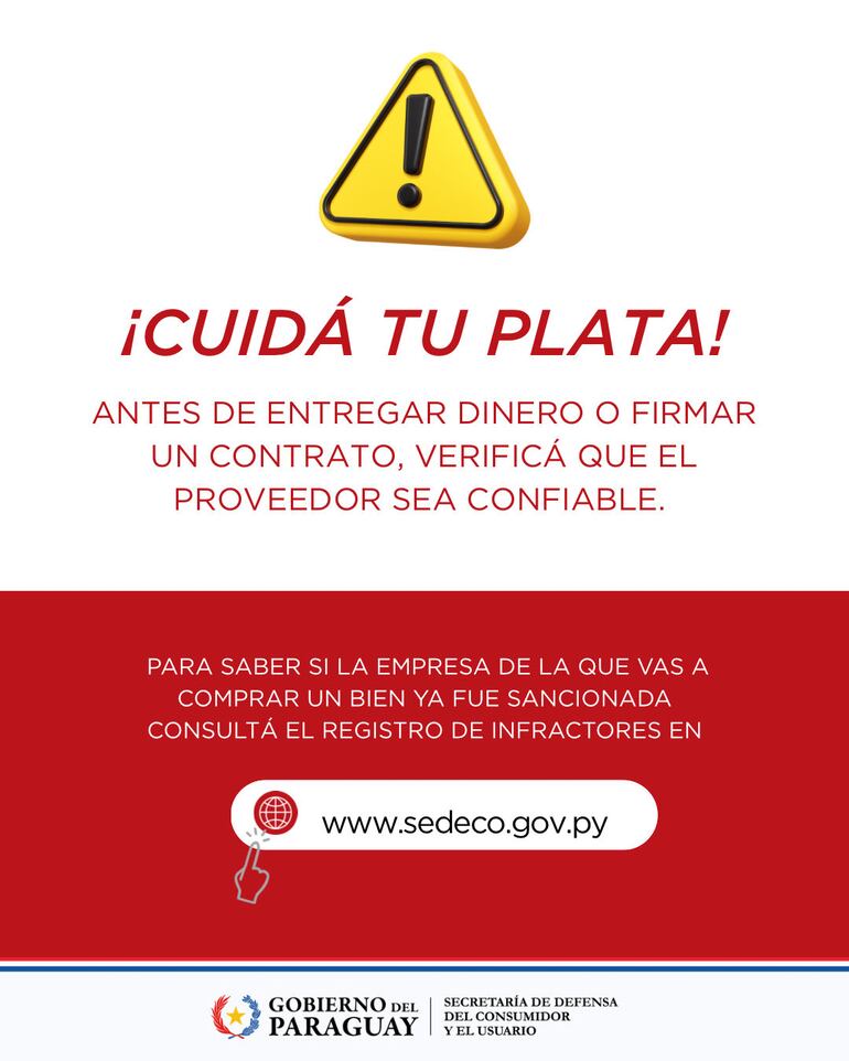 La Sedeco lanza recomendaciones para evitar caer en estafas en esta época del año.