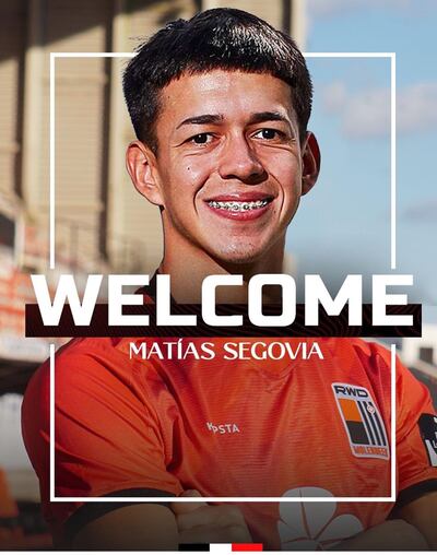 Matías Segovia jugará en el RWD Molenbeek