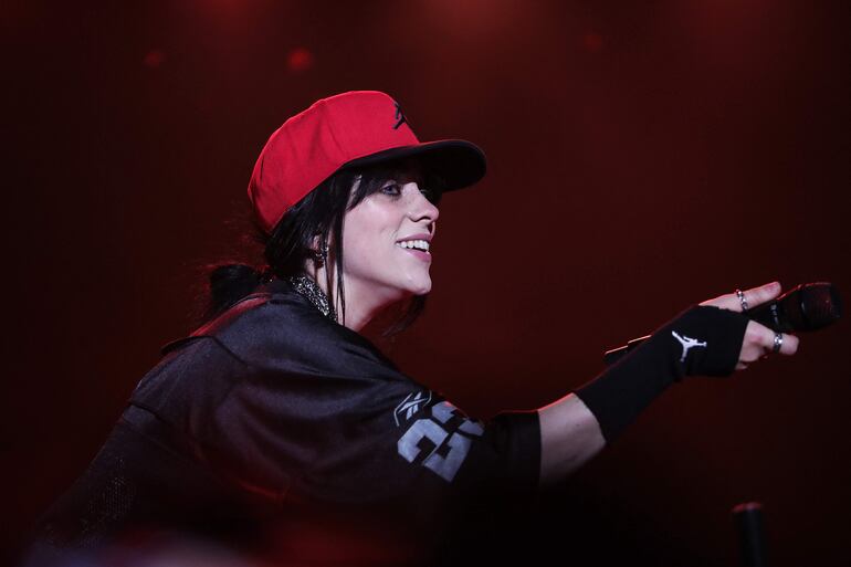 La cantante estadounidense Billie Eilish.