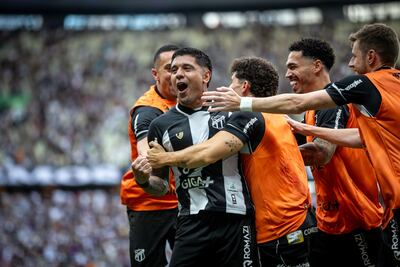 Antonio Galeano, al minuto 38, marcó el primero para Ceará, que venció 2-0 a Fluminense.
