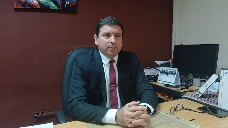 Juez Víctor Martínez, presidente del Tribunal Electoral de Amambay.