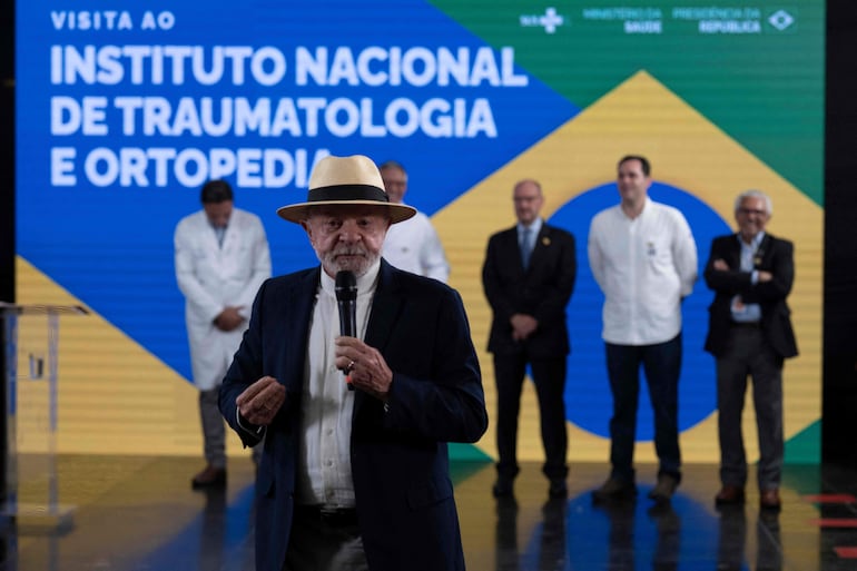 Luiz Inacio "Lula" Da Silva, presidente de Brasil.