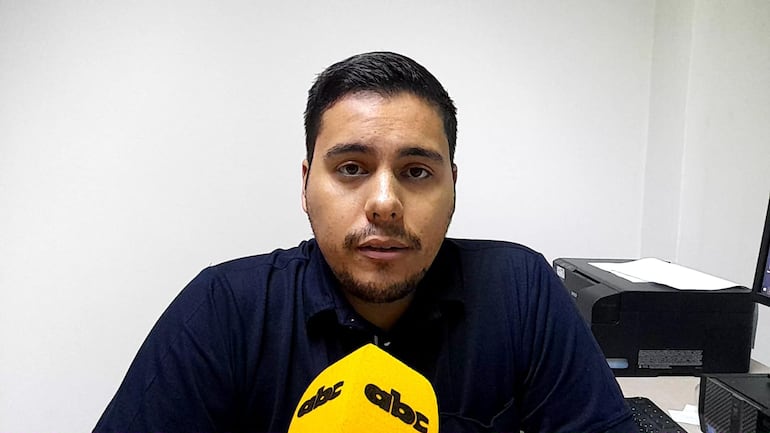 Abg. Mauricio Cano, titular de la Subsecretaría de la Juventud de la Gobernación de Amambay.