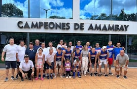Delegación de Amambay, rumbo a la sub-sede Repatriación.