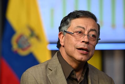 El presidente de Colombia, Gustavo Petro