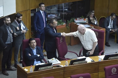Sesion de la camara de Senadoes,Sergio Rojas y Tadeo Rojaas en el congreso de la nacion
Hoy 19 de Noviembre de 2025
Gustavo Machado