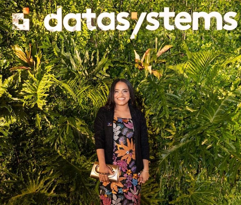 Invitada al 40 aniversario de Datasystems.
