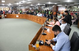 Pleno de la Junta Municipal de Asunción. (Archivo)