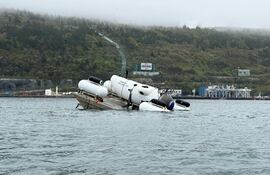 Sumergible de OceanGate Expeditions, perdido en el Atlántico.