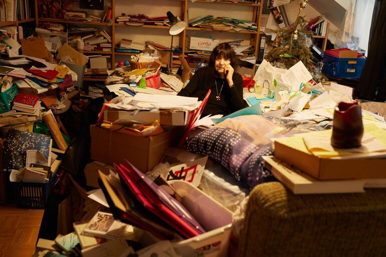 Friederike Mayröcker en Viena, 2018. Fotografía de Juergen Teller para POP Magazine.