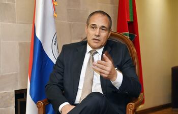 Embajador del Reino de Marruecos en Paraguay, Badreddine Abdelmoumni. El gobierno marroquí apunta a unas relaciones "multidimensionales" con nuestro país.