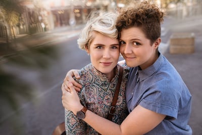 Parejas LGBT+.