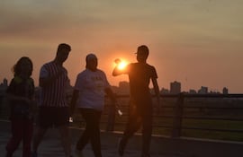 Calor Clima Caluroso Pronóstico del tiempo Meteorología Ola de calor Paraguay Ilustración