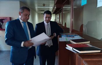 Los abogados Pedro Wilson Marinoni y Raúl Páez