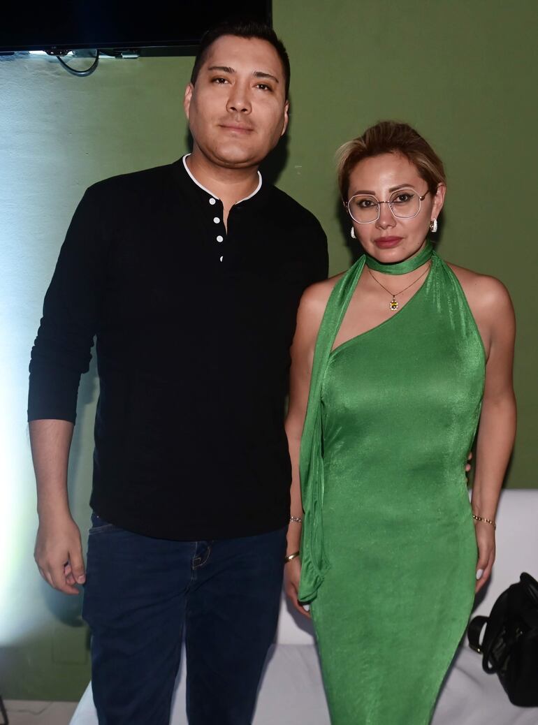 Marcos Zegarra y Katia Delgado.