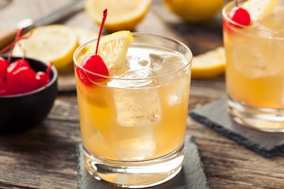 Whisky sour.