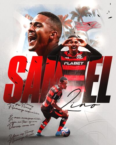Samuel Lino, nueva incorporación del millonario plantel del Flamengo.
