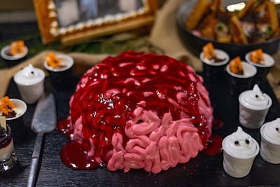 Torta cerebro sangriento.