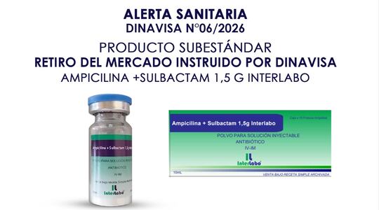 Ampicilina y Sulbactam: para qu se usa y por qu en Paraguay hay una alerta? - Nacionales - ABC Color Ampicilina y Sulbactam: para qu se usa y por qu en Paraguay hay una alerta? - Nacionales - ABC Color