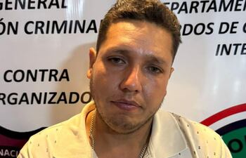 Eder Gonçalves, capturado por agentes del Comando Tripartito.