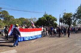 Integrantes de la Organización Campesina de Misiones, sede Ayolas, se movilizarán desde el lunes.
