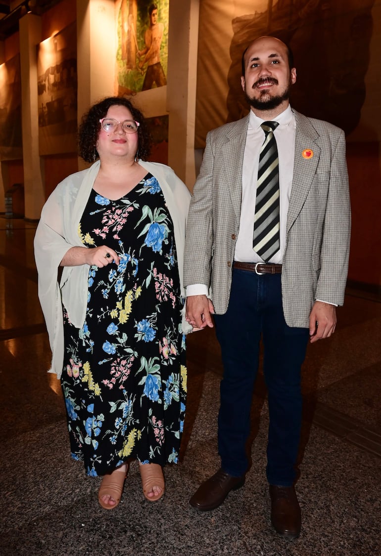 Leticia Alvarenga y Luis Ocampos Pompa.