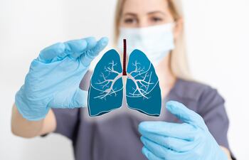 Concepto de pulmón.