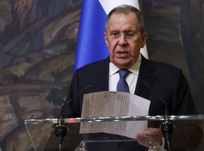 Serguéi Lavrov, ministro de Exteriores de Rusia.
