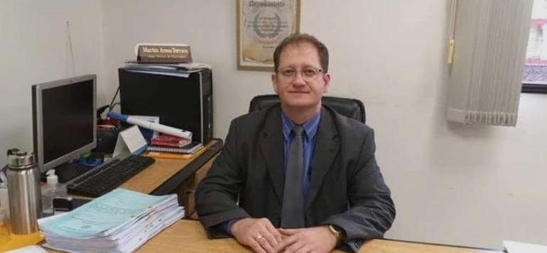 Abg. Martín Areco, juez penal de Garantías de Pedro Juan Caballero.