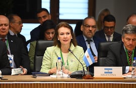 Diana Mondino, canciller de Argentina.