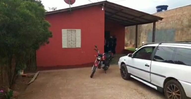 En el interior de las viviendas funcionaba el laboratorio clandestino.