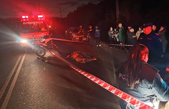 Mujer murió arrollada por camión tras caer de motocicleta en Villeta