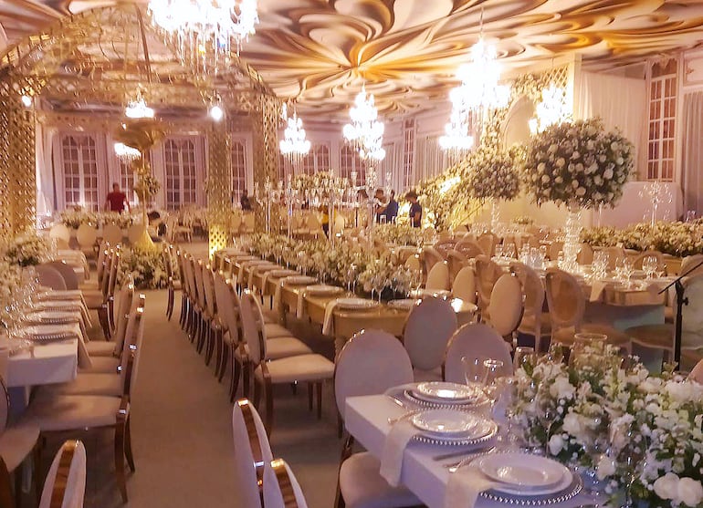 Fiesta de 15 años de la hija de la gobernadora cartista en Concepción, Liz Meza.