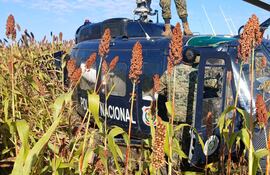 helicóptero policía Nacional Alto Paraguay Chaco accidente
