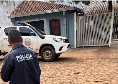 La vivienda donde ocurrió la pelea entre sobrino y tío en Ciudad del Este.